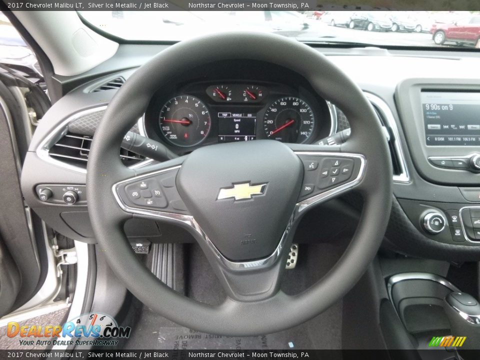 2017 Chevrolet Malibu LT Silver Ice Metallic / Jet Black Photo #16