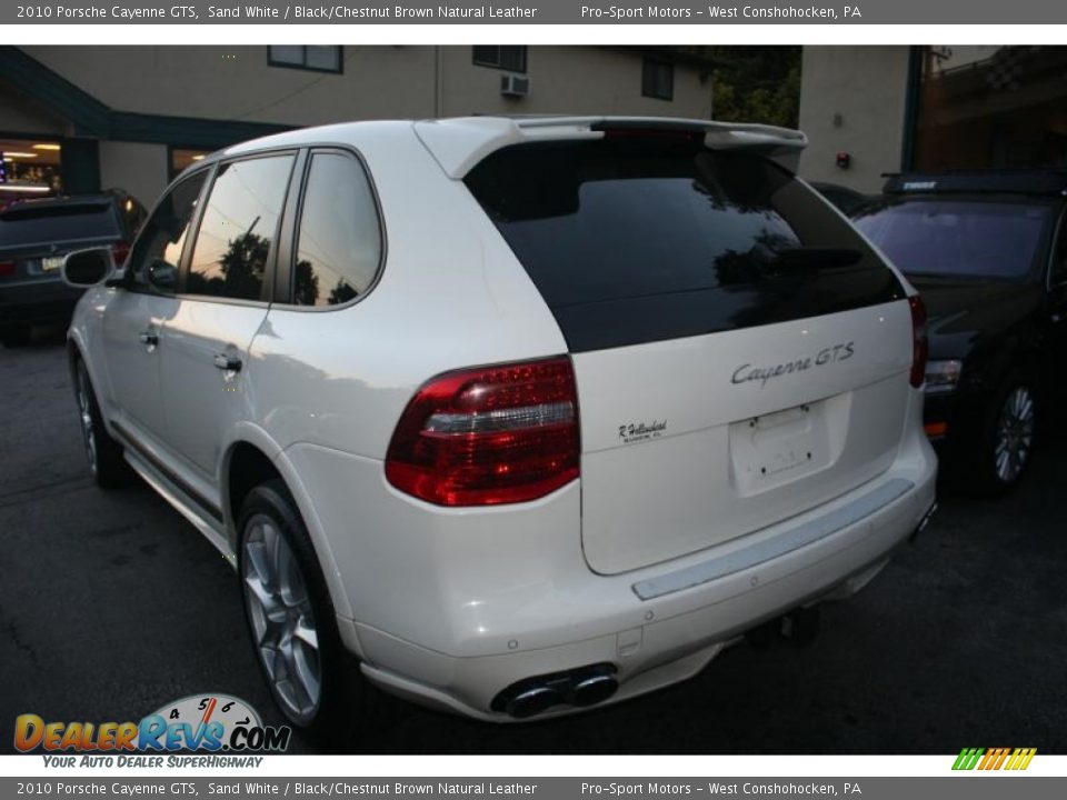 2010 Porsche Cayenne GTS Sand White / Black/Chestnut Brown Natural Leather Photo #31