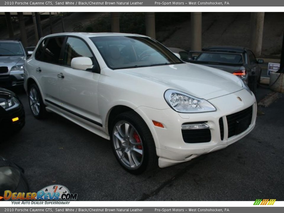 2010 Porsche Cayenne GTS Sand White / Black/Chestnut Brown Natural Leather Photo #36