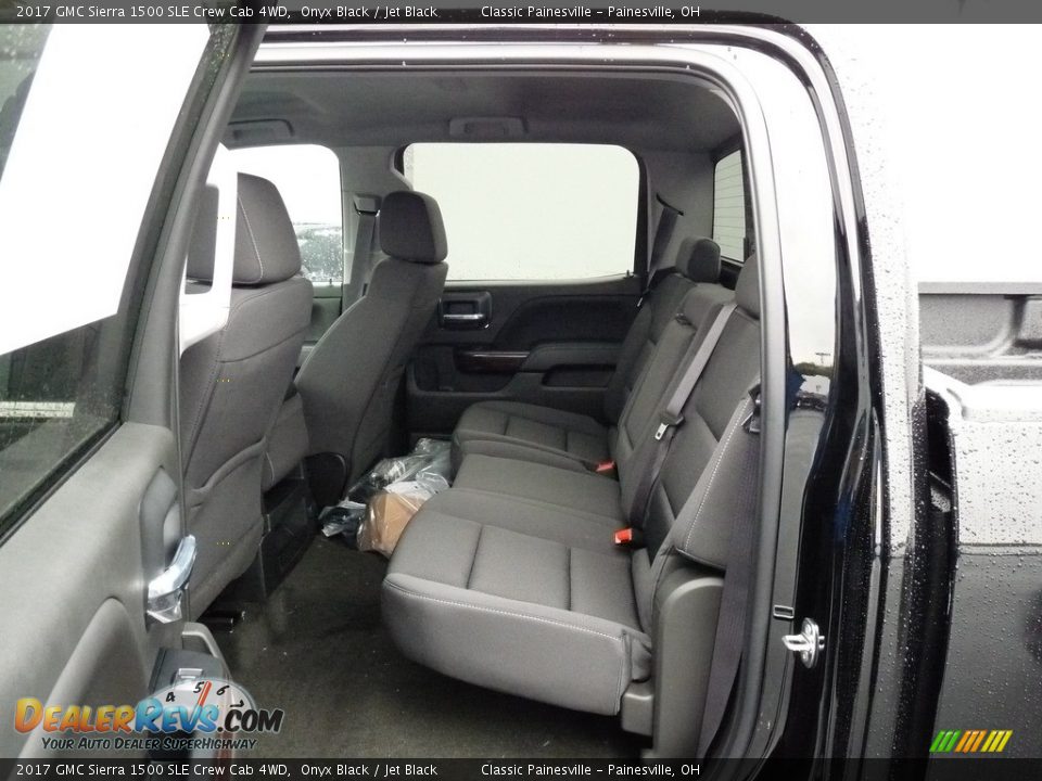 Rear Seat of 2017 GMC Sierra 1500 SLE Crew Cab 4WD Photo #7