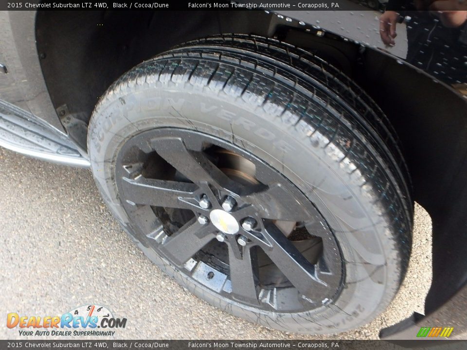 2015 Chevrolet Suburban LTZ 4WD Black / Cocoa/Dune Photo #9