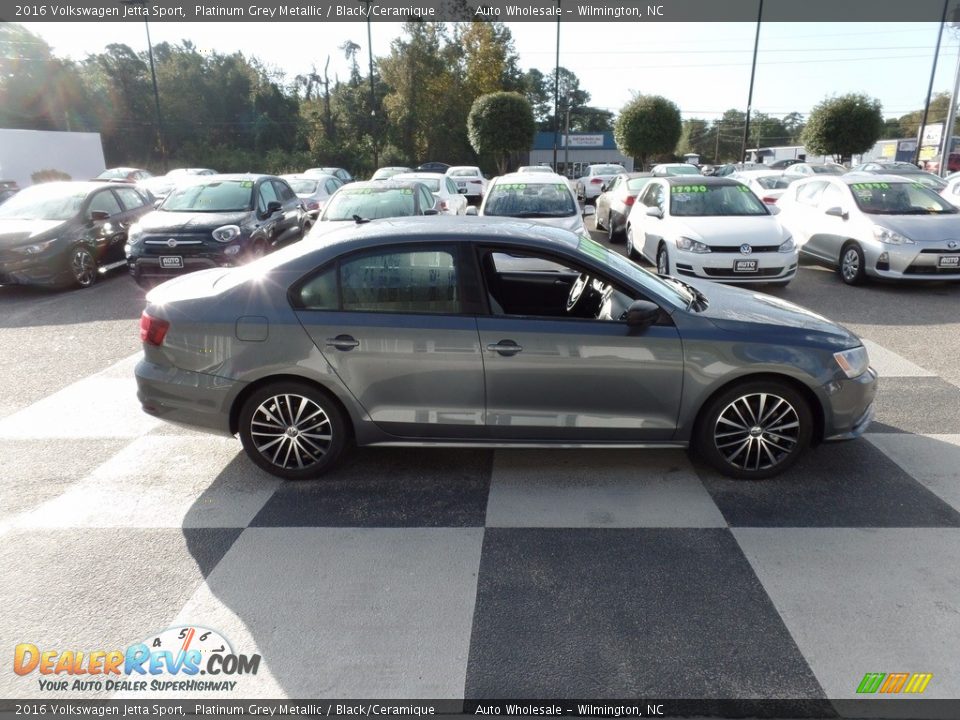 2016 Volkswagen Jetta Sport Platinum Grey Metallic / Black/Ceramique Photo #3