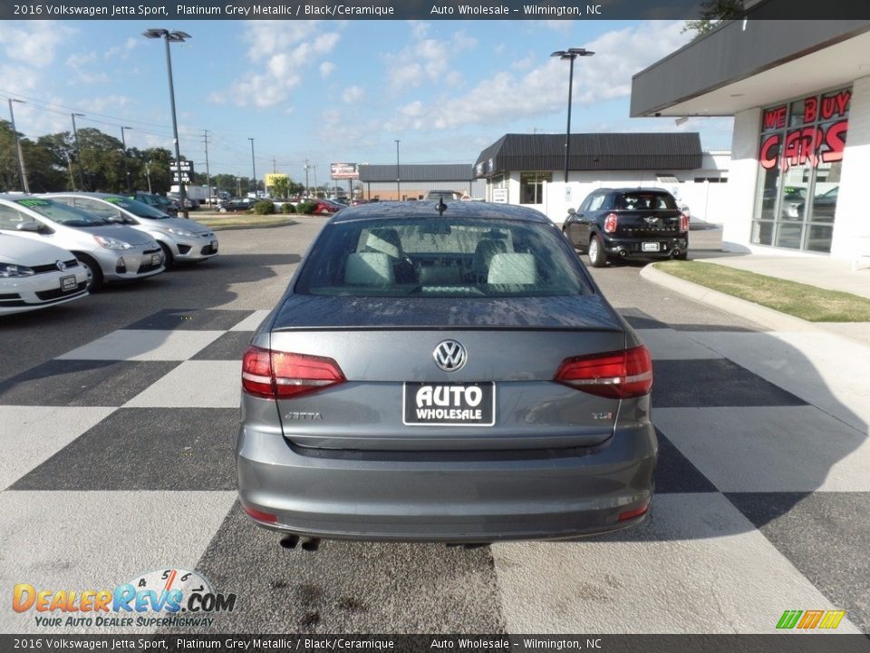 2016 Volkswagen Jetta Sport Platinum Grey Metallic / Black/Ceramique Photo #4