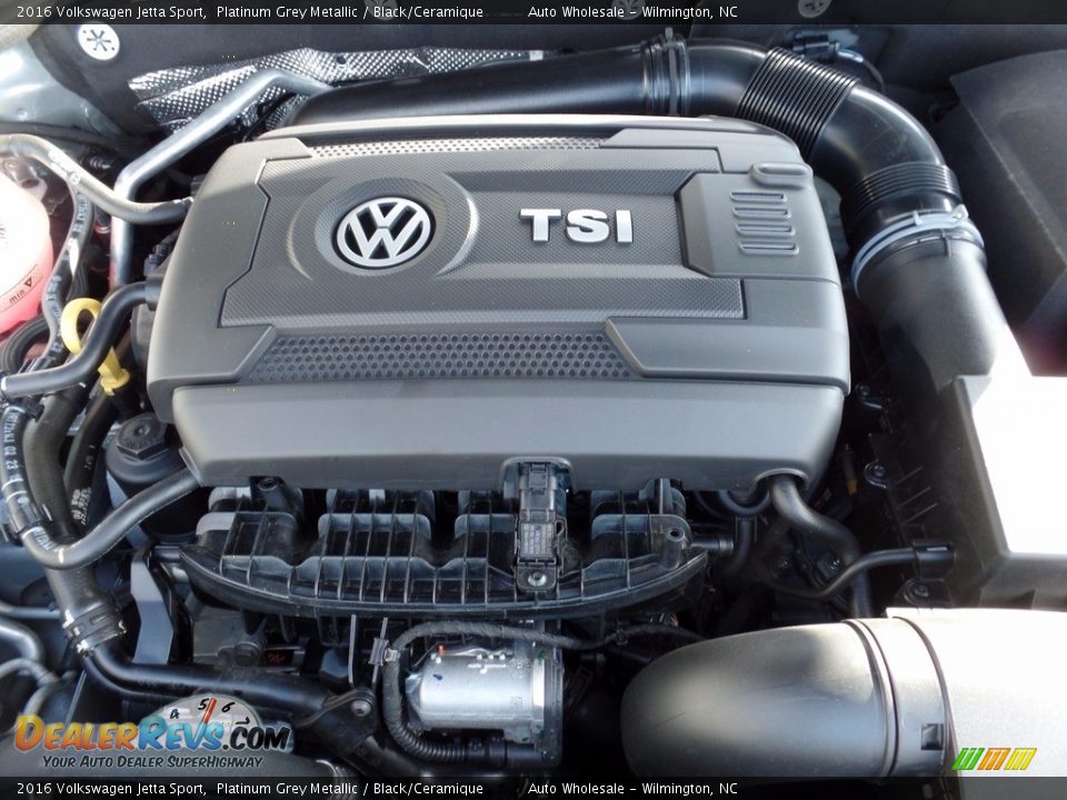 2016 Volkswagen Jetta Sport Platinum Grey Metallic / Black/Ceramique Photo #6