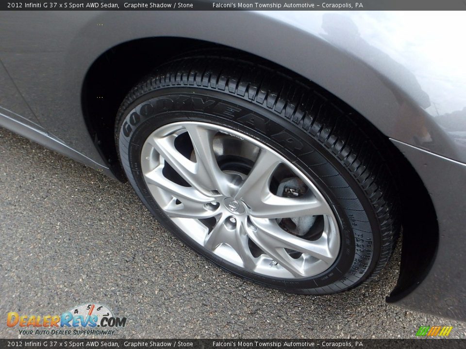 2012 Infiniti G 37 x S Sport AWD Sedan Graphite Shadow / Stone Photo #9