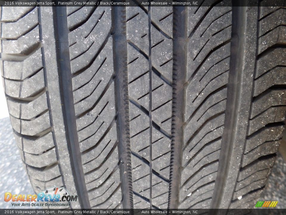 2016 Volkswagen Jetta Sport Platinum Grey Metallic / Black/Ceramique Photo #10