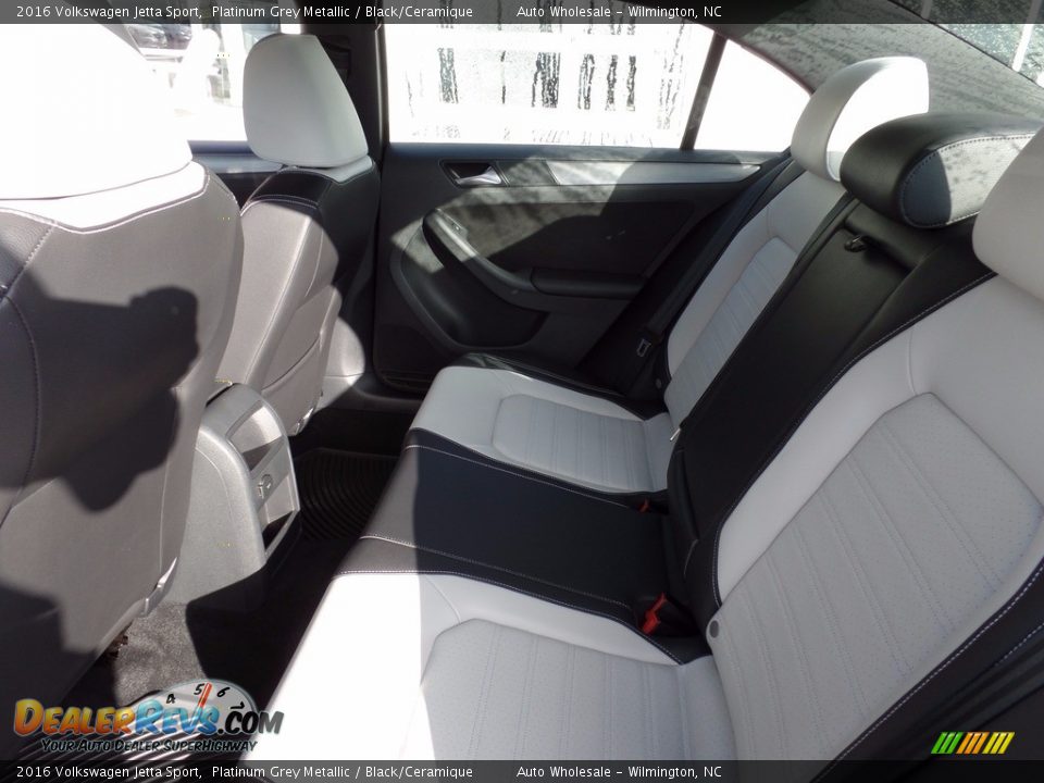 2016 Volkswagen Jetta Sport Platinum Grey Metallic / Black/Ceramique Photo #12