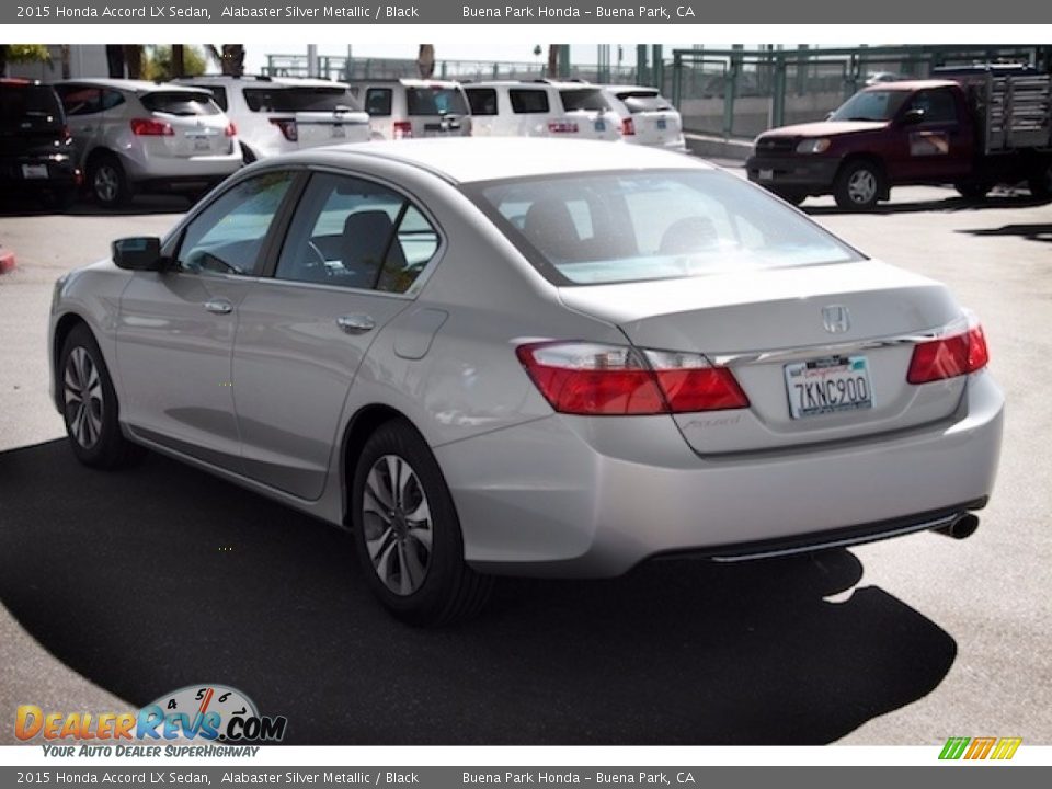 2015 Honda Accord LX Sedan Alabaster Silver Metallic / Black Photo #2