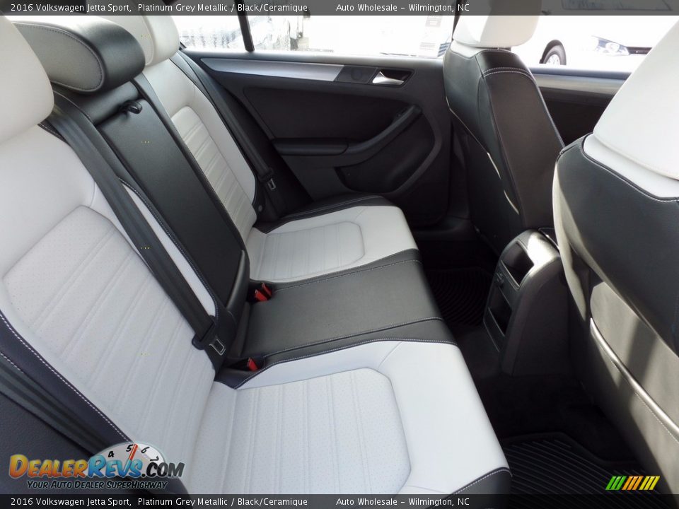 2016 Volkswagen Jetta Sport Platinum Grey Metallic / Black/Ceramique Photo #14