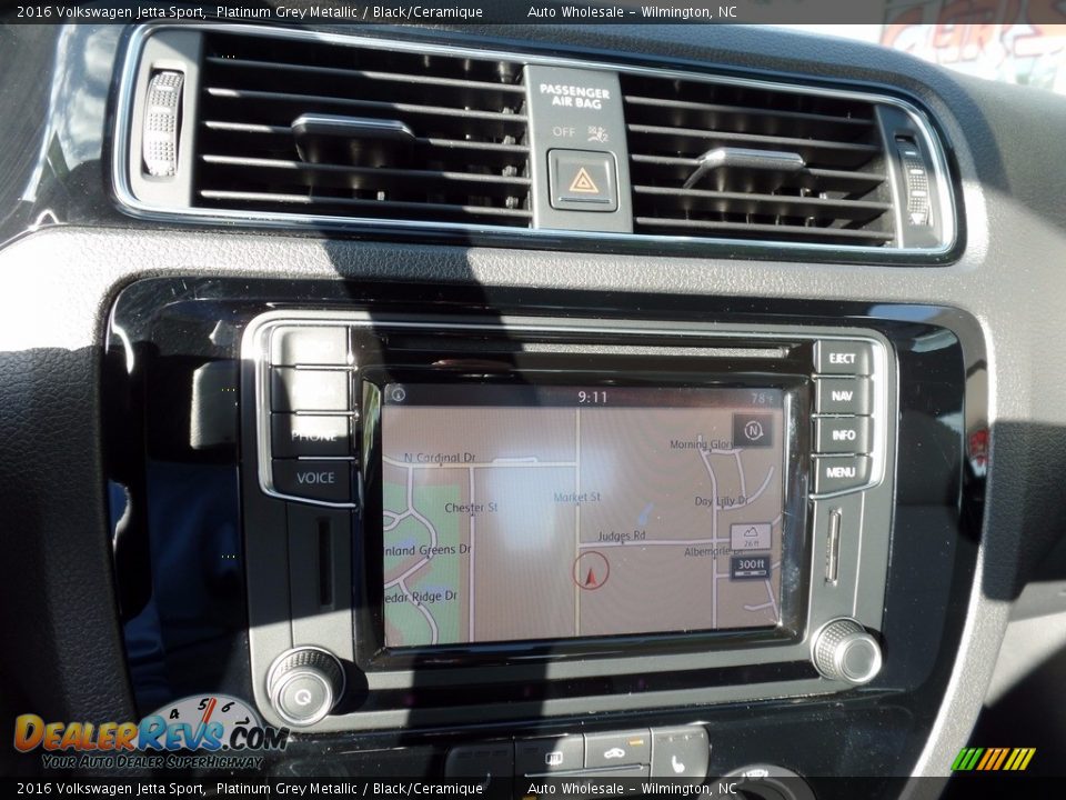 2016 Volkswagen Jetta Sport Platinum Grey Metallic / Black/Ceramique Photo #17
