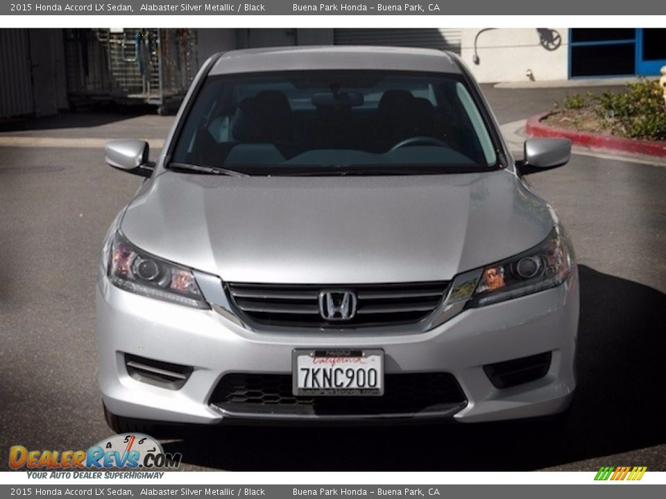 2015 Honda Accord LX Sedan Alabaster Silver Metallic / Black Photo #7