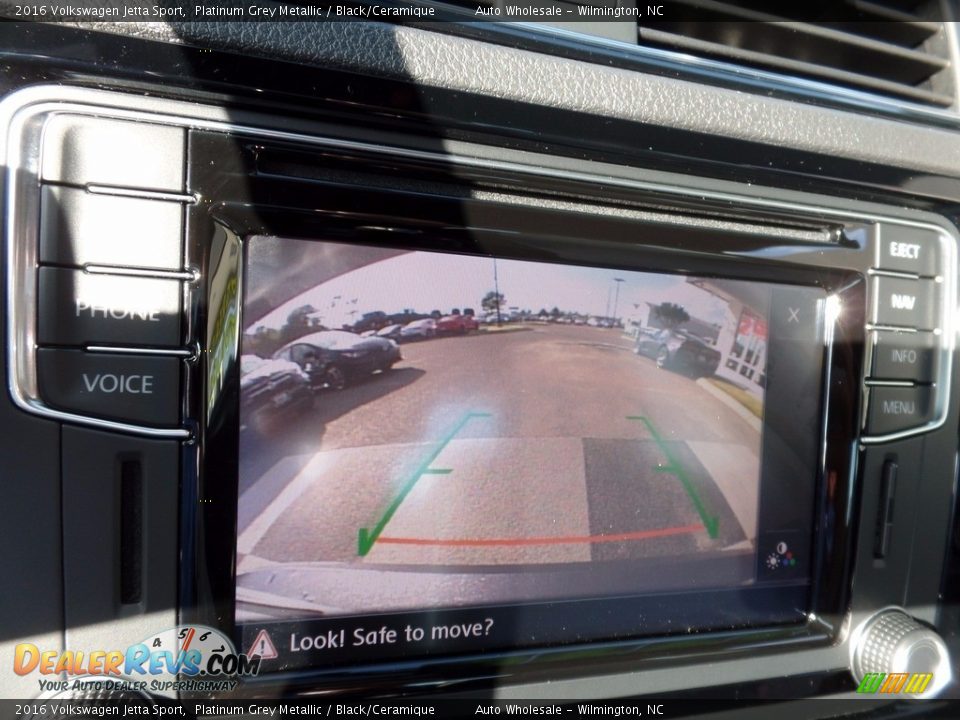 2016 Volkswagen Jetta Sport Platinum Grey Metallic / Black/Ceramique Photo #18