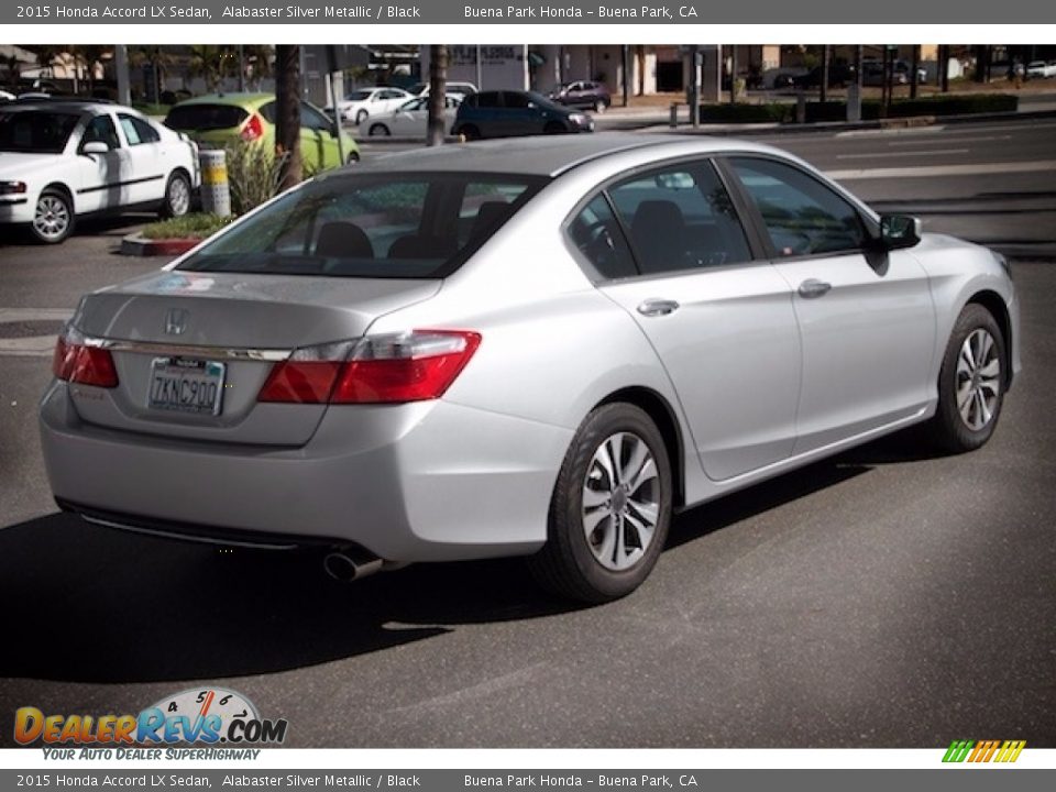 2015 Honda Accord LX Sedan Alabaster Silver Metallic / Black Photo #11