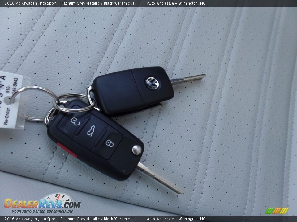 2016 Volkswagen Jetta Sport Platinum Grey Metallic / Black/Ceramique Photo #20