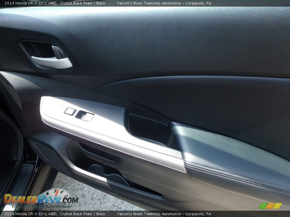 2014 Honda CR-V EX-L AWD Crystal Black Pearl / Black Photo #12
