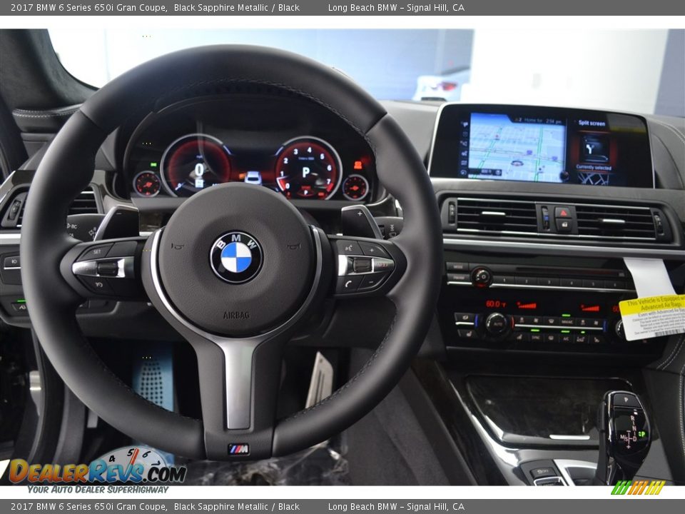 Dashboard of 2017 BMW 6 Series 650i Gran Coupe Photo #14