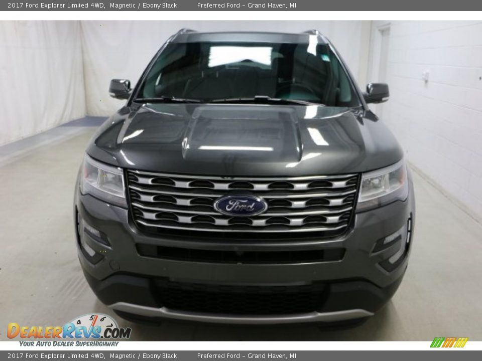 2017 Ford Explorer Limited 4WD Magnetic / Ebony Black Photo #11