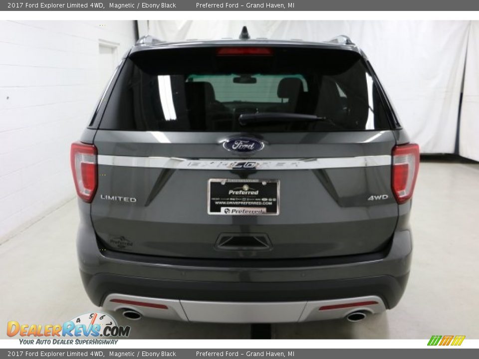 2017 Ford Explorer Limited 4WD Magnetic / Ebony Black Photo #14