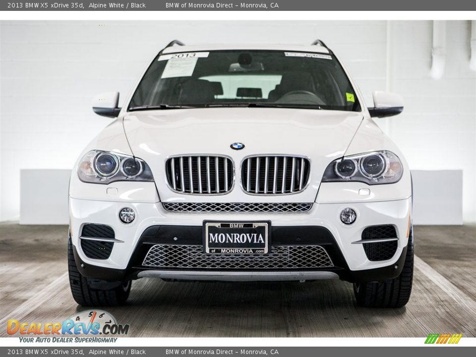 2013 BMW X5 xDrive 35d Alpine White / Black Photo #2