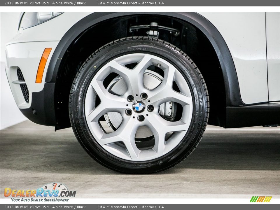 2013 BMW X5 xDrive 35d Alpine White / Black Photo #8