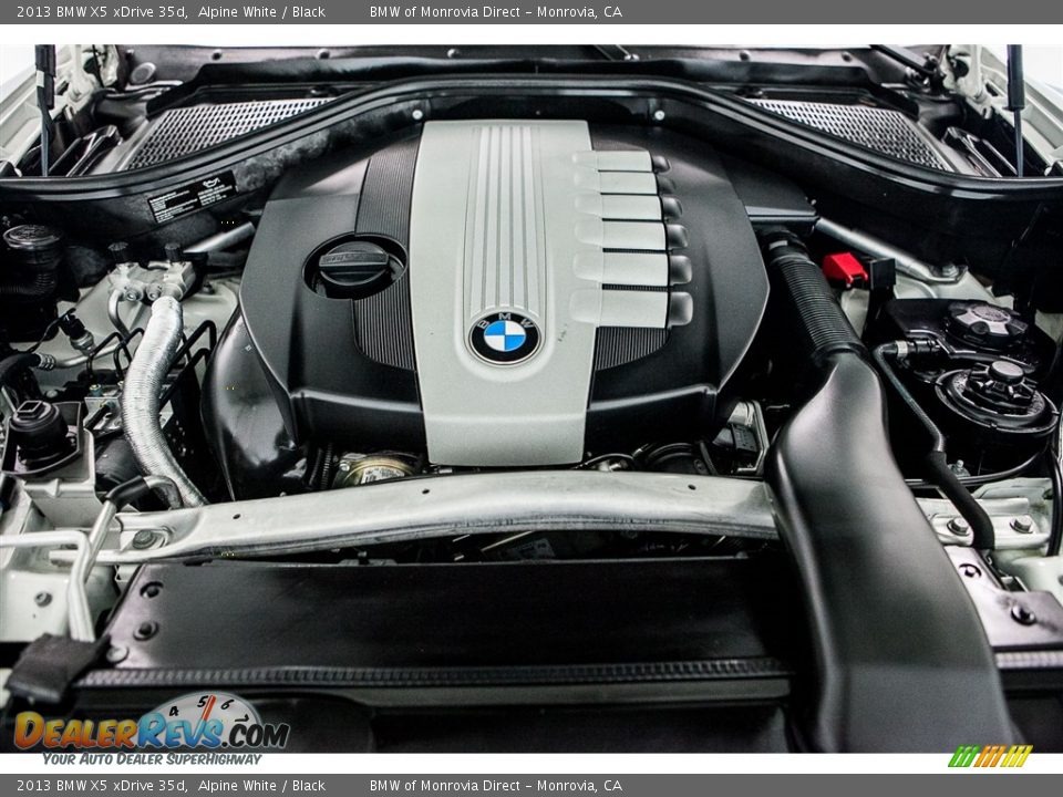 2013 BMW X5 xDrive 35d Alpine White / Black Photo #9