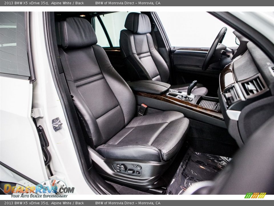 2013 BMW X5 xDrive 35d Alpine White / Black Photo #13