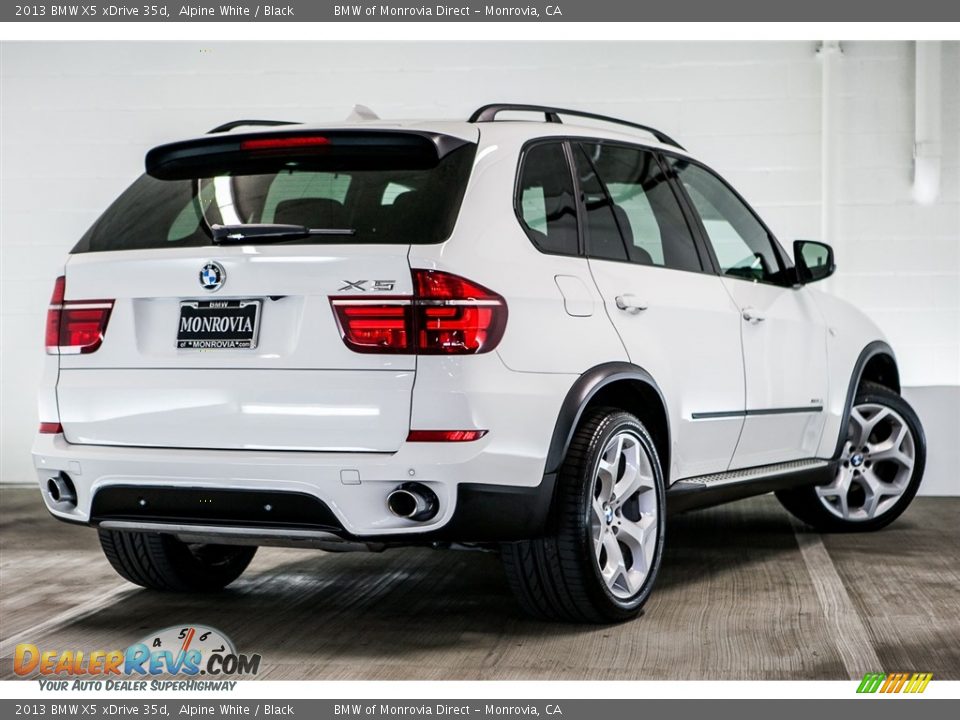 2013 BMW X5 xDrive 35d Alpine White / Black Photo #15