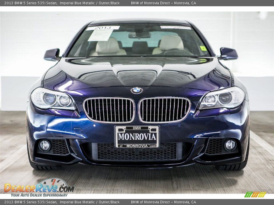 2013 BMW 5 Series 535i Sedan Imperial Blue Metallic / Oyster/Black Photo #2