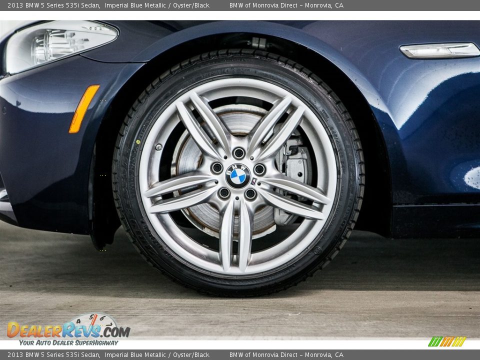 2013 BMW 5 Series 535i Sedan Imperial Blue Metallic / Oyster/Black Photo #8