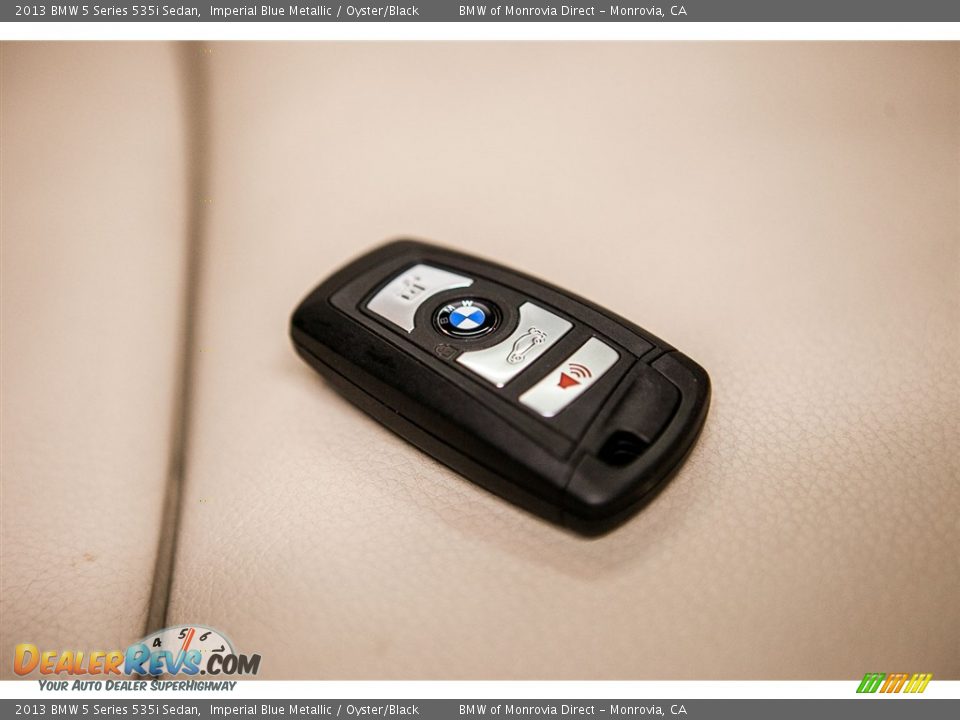 2013 BMW 5 Series 535i Sedan Imperial Blue Metallic / Oyster/Black Photo #11