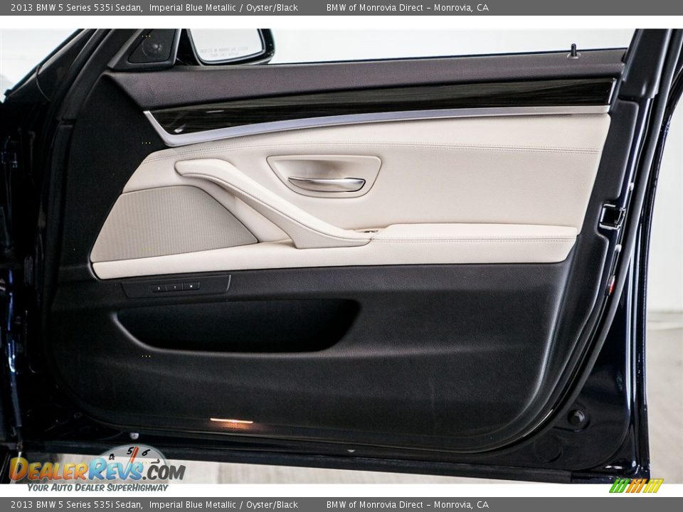 2013 BMW 5 Series 535i Sedan Imperial Blue Metallic / Oyster/Black Photo #25
