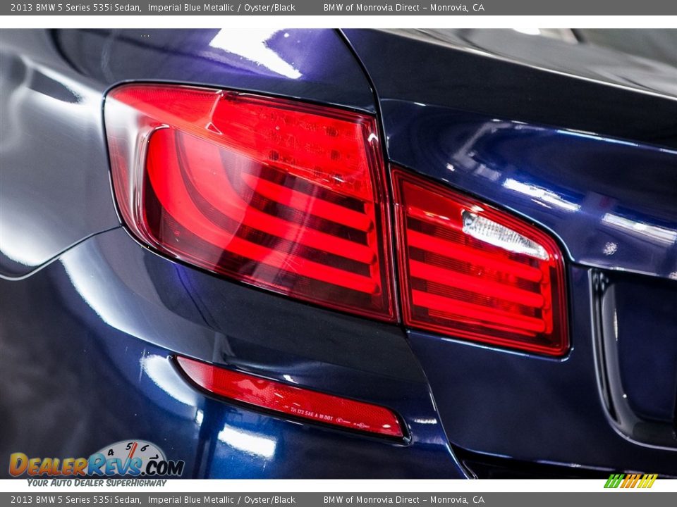 2013 BMW 5 Series 535i Sedan Imperial Blue Metallic / Oyster/Black Photo #29