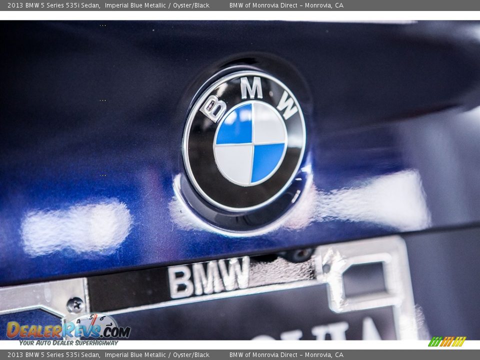 2013 BMW 5 Series 535i Sedan Imperial Blue Metallic / Oyster/Black Photo #30