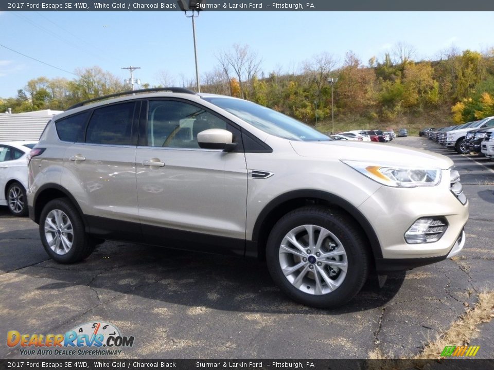 2017 Ford Escape SE 4WD White Gold / Charcoal Black Photo #1