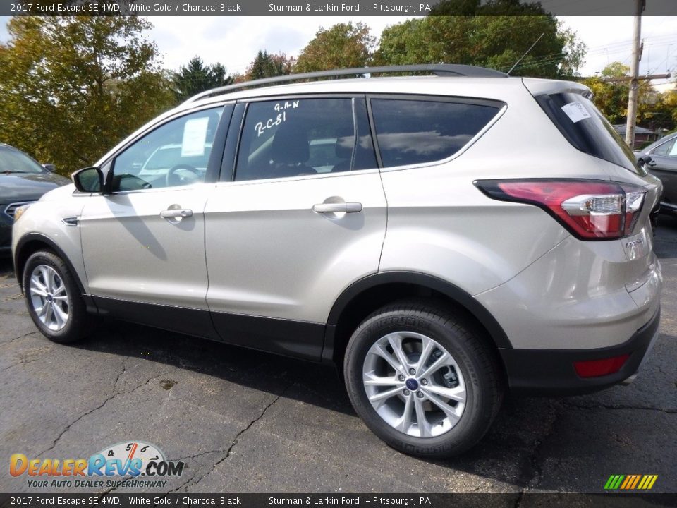 2017 Ford Escape SE 4WD White Gold / Charcoal Black Photo #4