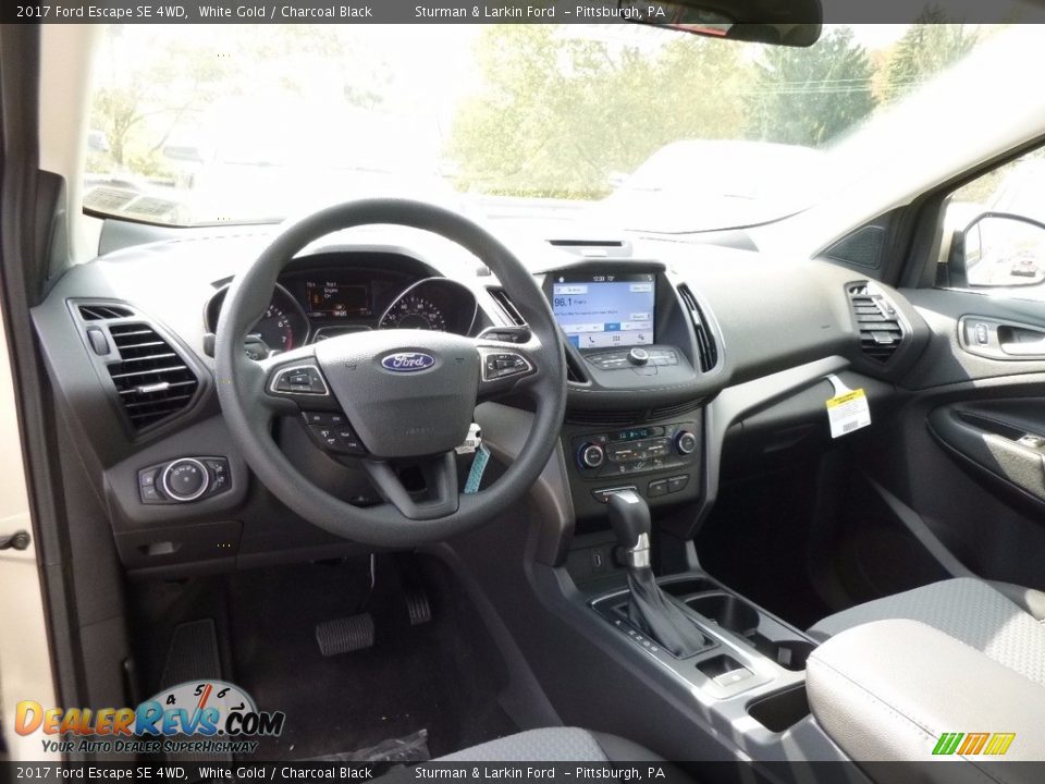 2017 Ford Escape SE 4WD White Gold / Charcoal Black Photo #9