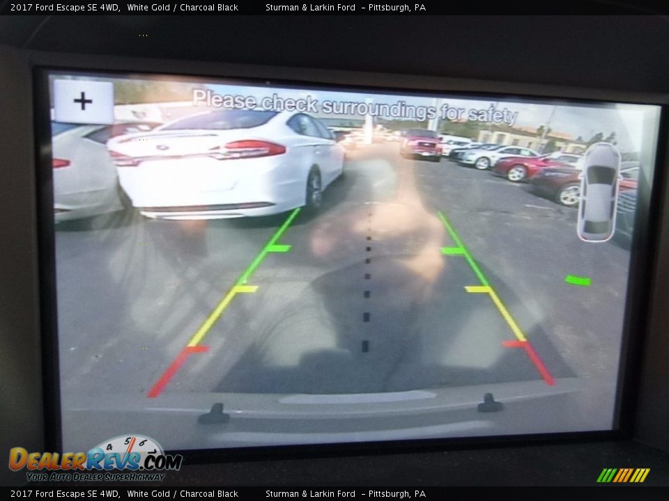 2017 Ford Escape SE 4WD White Gold / Charcoal Black Photo #14