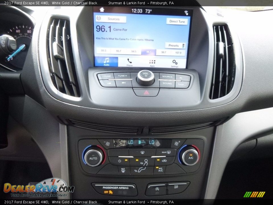 2017 Ford Escape SE 4WD White Gold / Charcoal Black Photo #15