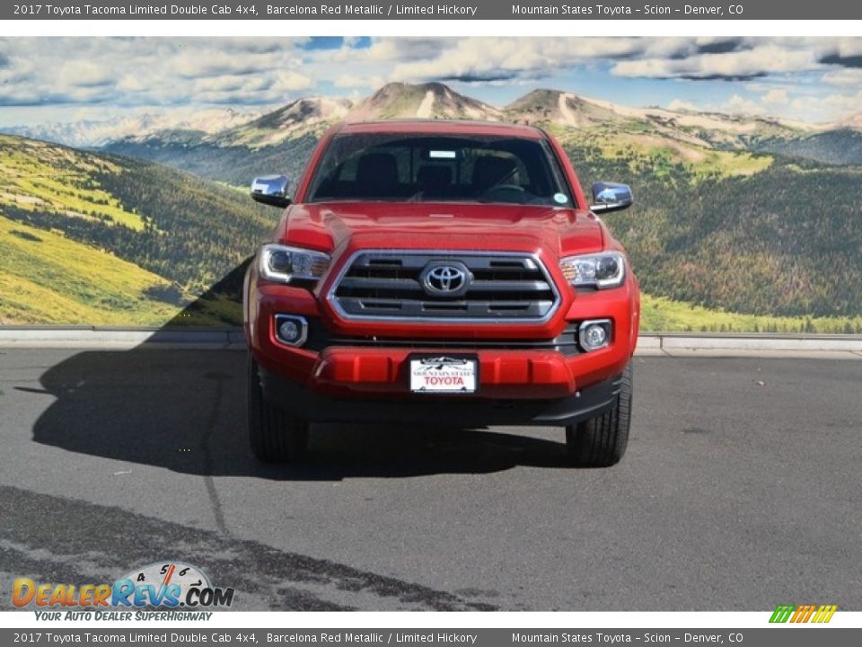 2017 Toyota Tacoma Limited Double Cab 4x4 Barcelona Red Metallic / Limited Hickory Photo #2