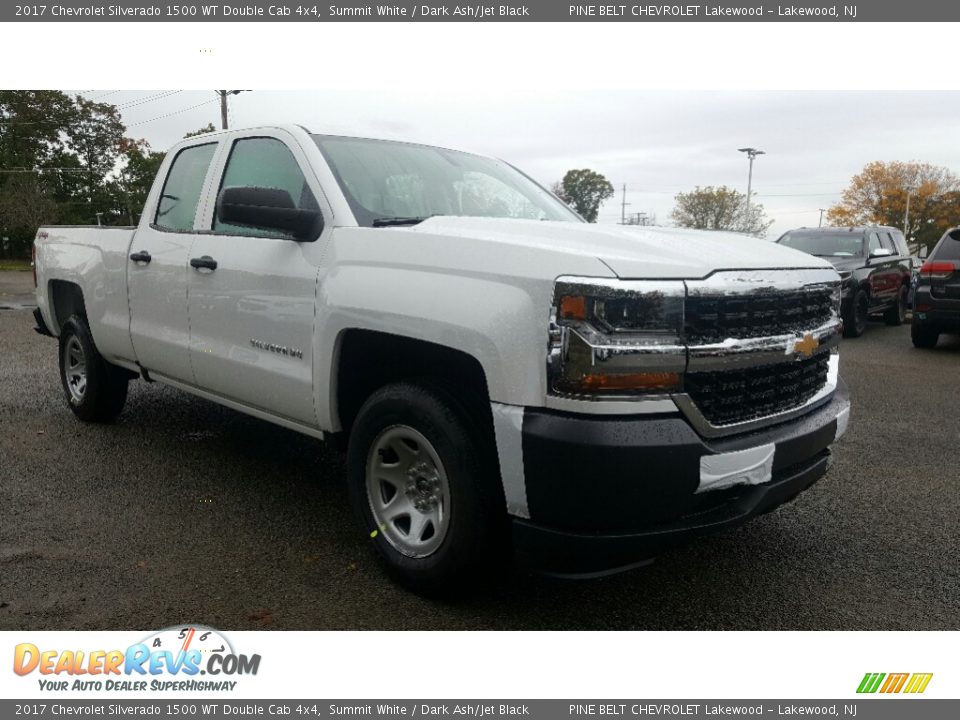 2017 Chevrolet Silverado 1500 WT Double Cab 4x4 Summit White / Dark Ash/Jet Black Photo #1