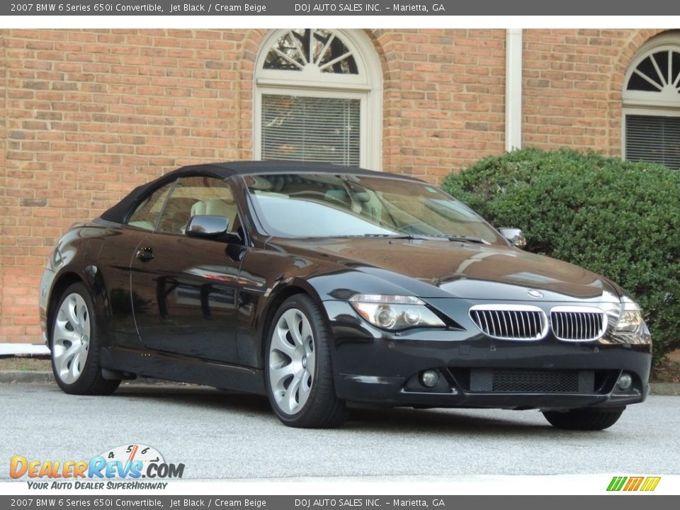 Front 3/4 View of 2007 BMW 6 Series 650i Convertible Photo #5