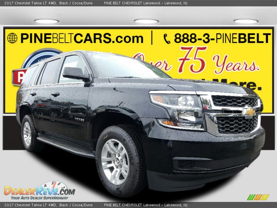 2017 Chevrolet Tahoe LT 4WD Black / Cocoa/Dune Photo #1