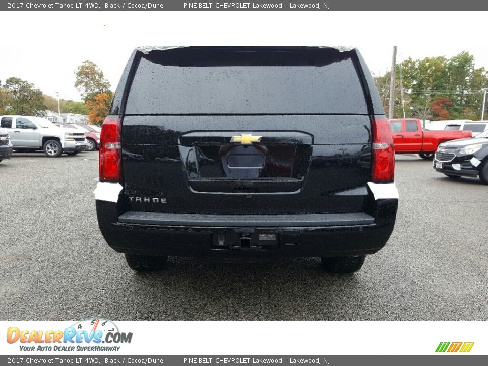 2017 Chevrolet Tahoe LT 4WD Black / Cocoa/Dune Photo #5
