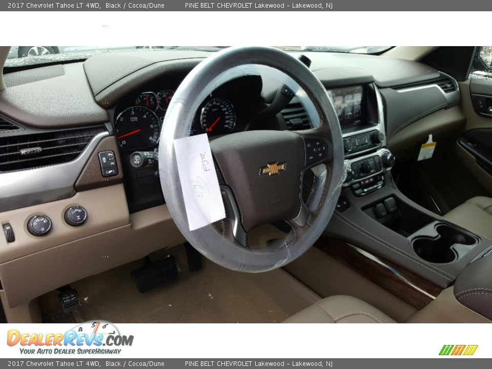 2017 Chevrolet Tahoe LT 4WD Black / Cocoa/Dune Photo #9