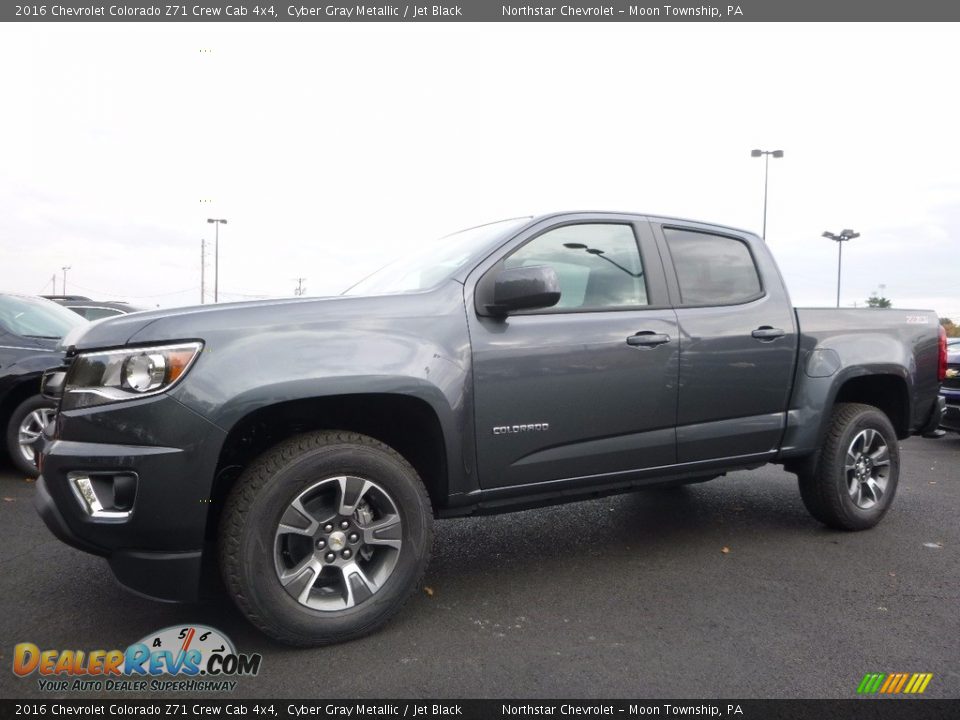 2016 Chevrolet Colorado Z71 Crew Cab 4x4 Cyber Gray Metallic / Jet Black Photo #1
