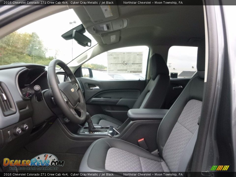 2016 Chevrolet Colorado Z71 Crew Cab 4x4 Cyber Gray Metallic / Jet Black Photo #10