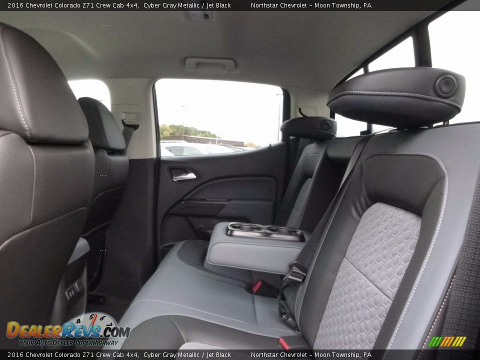 2016 Chevrolet Colorado Z71 Crew Cab 4x4 Cyber Gray Metallic / Jet Black Photo #11