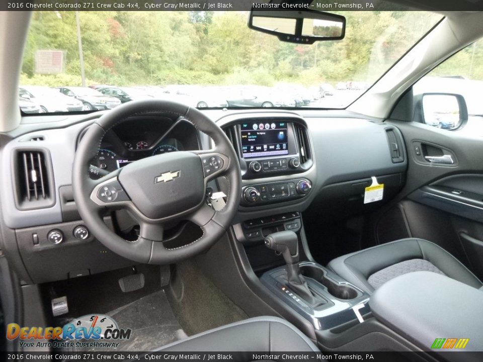 2016 Chevrolet Colorado Z71 Crew Cab 4x4 Cyber Gray Metallic / Jet Black Photo #12