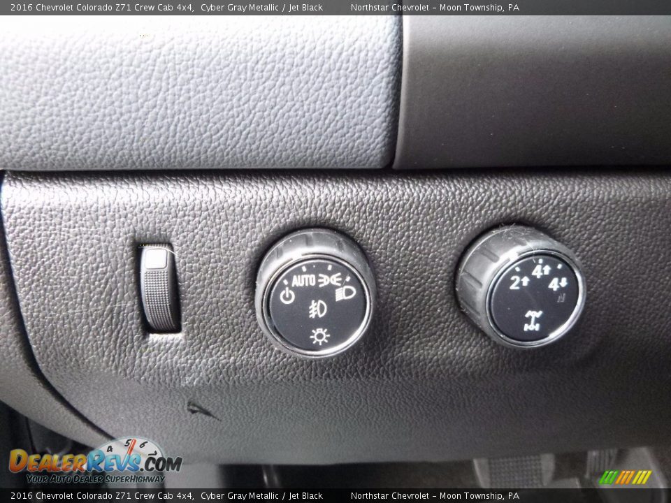 2016 Chevrolet Colorado Z71 Crew Cab 4x4 Cyber Gray Metallic / Jet Black Photo #14