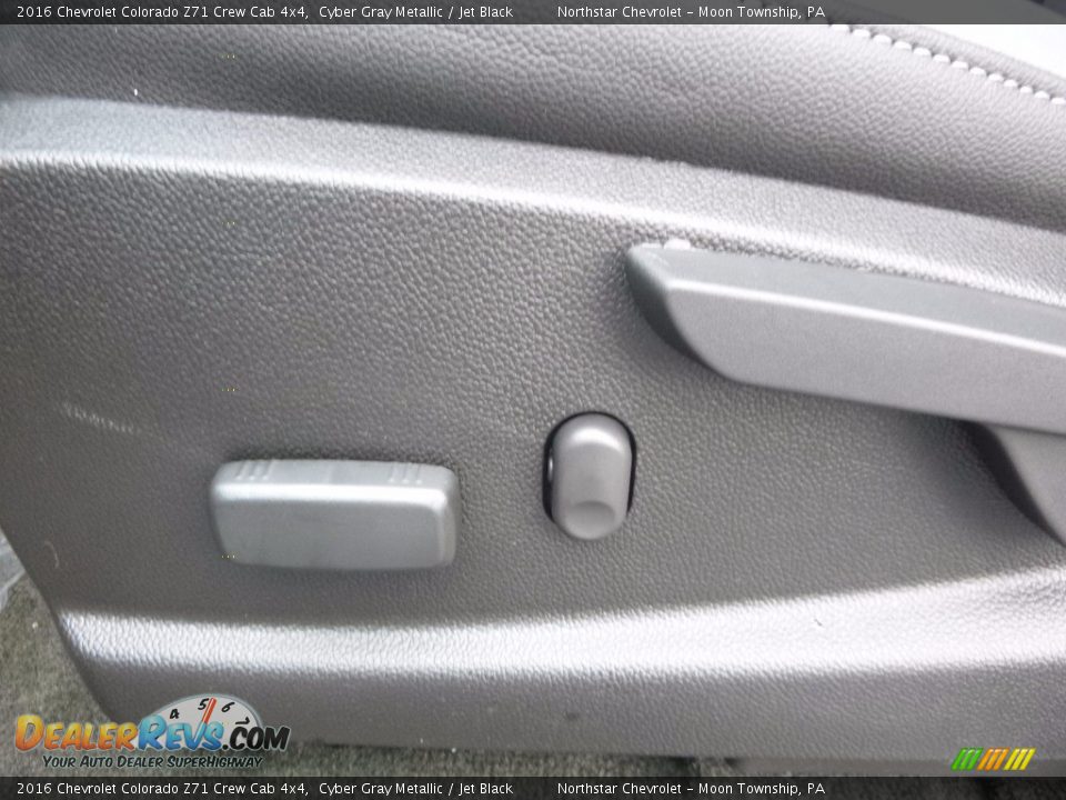 2016 Chevrolet Colorado Z71 Crew Cab 4x4 Cyber Gray Metallic / Jet Black Photo #15